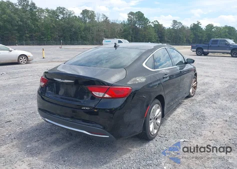 2015 Chrysler 200 Limited z USA, uszkodzony, nr VIN 1C3CCCAB4FN592492